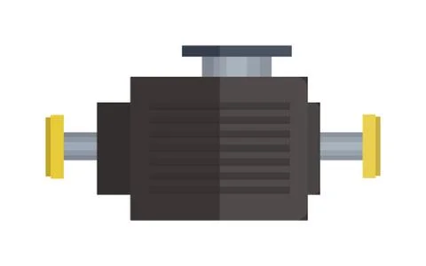 Engine icon car motor graphic symbol vector Stock Illustration