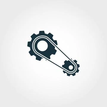 Engine icon. Premium quality element illustration from car parts collection Illustrazione stock