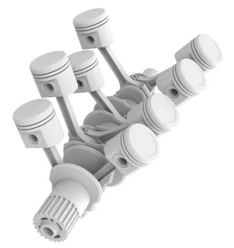 The engine Stock Illustration