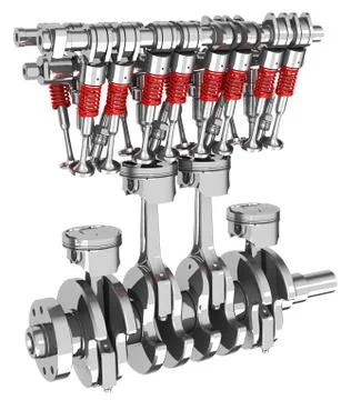 The engine Illustrazione stock