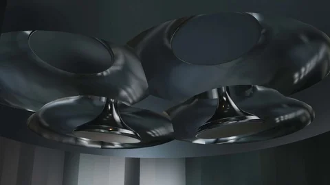 Engine Inside Cylinder Working Valves Stock Footage 77007173