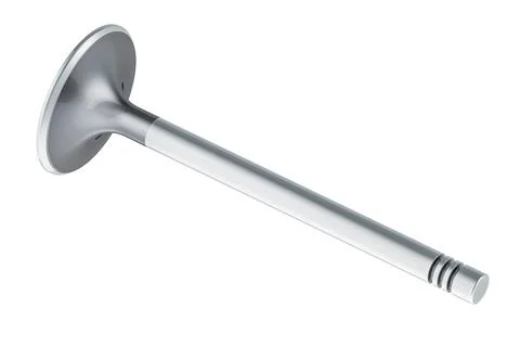 Engine intake valve, 3D rendering Stock Illustration