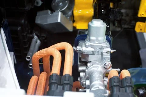 Engine internal structure Stock Photos