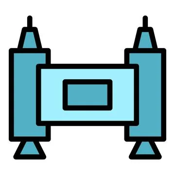 Engine jetpack icon vector flat Stock Illustration