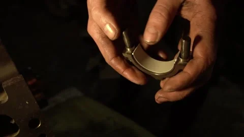 Engine liner installation repair Stock Footage 154427107