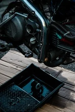 Engine motorcycle Stock Photos