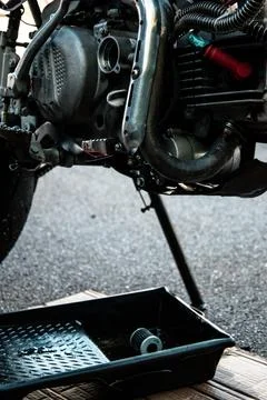 Engine motorcycle Stock Photos