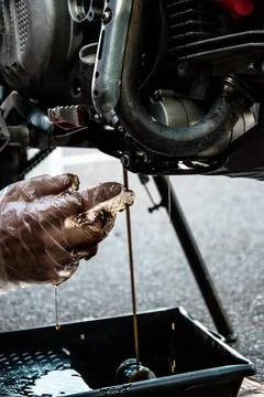 Engine motorcycle Stock Photos