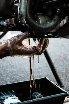 Engine motorcycle Stock Photos