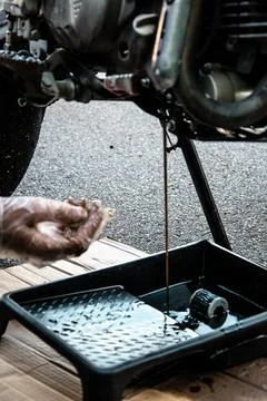 Engine motorcycle Stock Photos