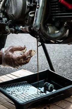 Engine motorcycle Stock Photos