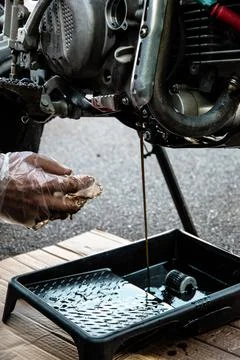 Engine motorcycle Stock Photos