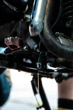 Engine motorcycle Stock Photos