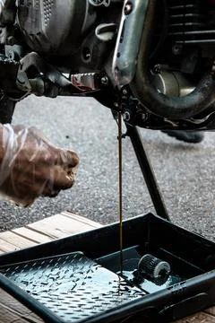 Engine motorcycle Stock Photos