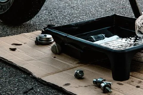 Engine motorcycle Stock Photos