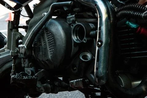 Engine motorcycle Stock Photos