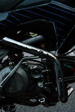 Engine motorcycle 写真素材