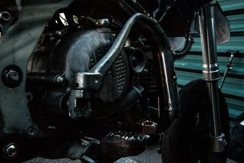 Engine motorcycle 写真素材