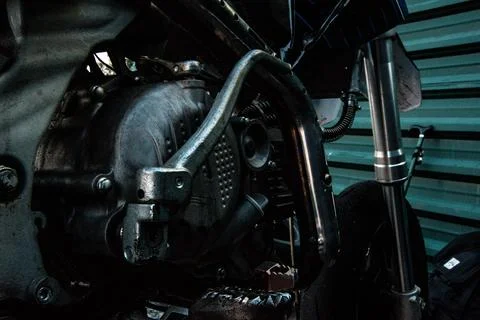 Engine motorcycle 写真素材