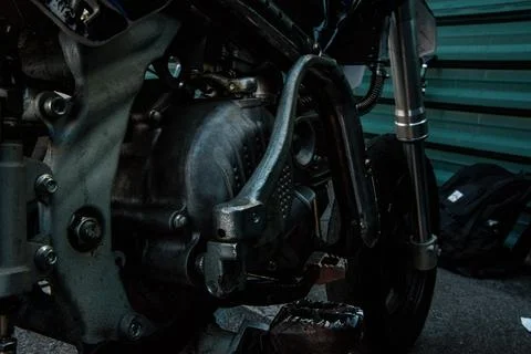 Engine motorcycle 写真素材