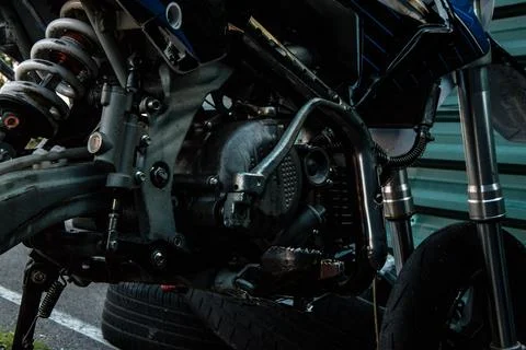 Engine motorcycle Stock Photos