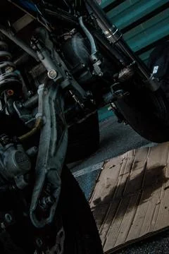 Engine motorcycle Stock Photos