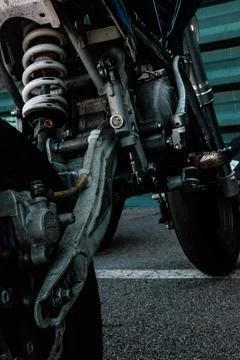 Engine motorcycle Stock Photos