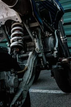 Engine motorcycle Stock Photos