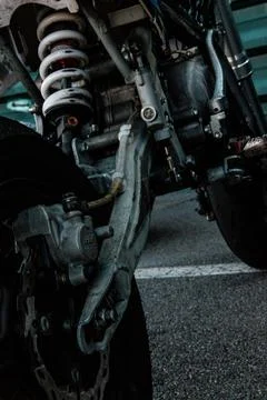 Engine motorcycle Stock Photos