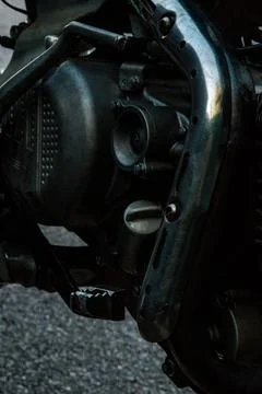 Engine motorcycle Stock Photos