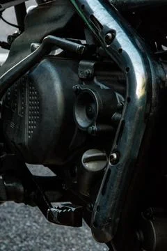 Engine motorcycle Stock Photos