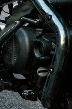 Engine motorcycle Stock Photos