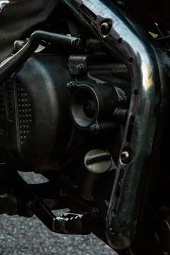 Engine motorcycle 写真素材