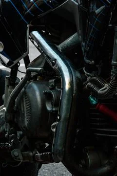 Engine motorcycle Stock Photos