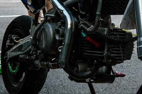 Engine motorcycle Stock Photos