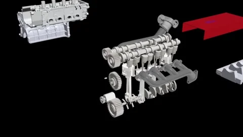 Engine nbx Video stock 240966140