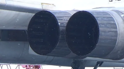 The engine nozzle is narrowed Stock Footage 72501716