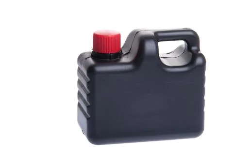 Engine oil bottle isolated Stock Photos
