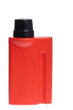 Engine oil bottle isolated Stock Photos