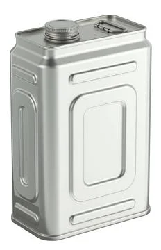 Engine Oil Can, 3D rendering Engine Oil Can, 3D rendering isolated on whit... Stock Photos