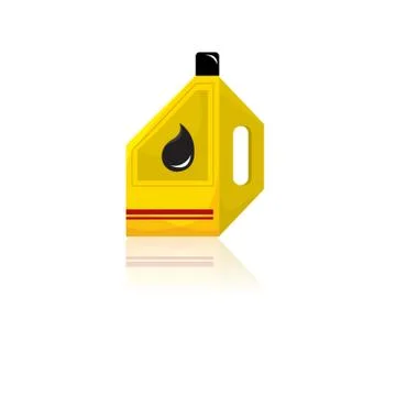 Engine Oil Can Illustrazione stock