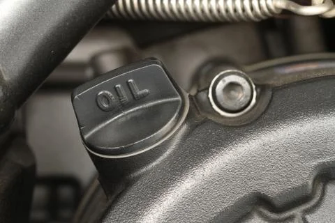 Engine oil cap Stock Photos