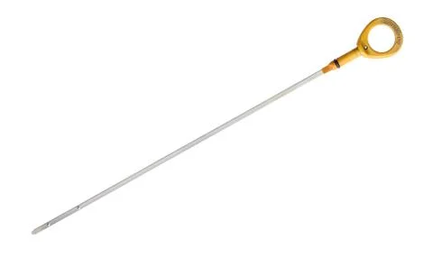 Engine oil dip stick Stock Photos