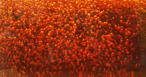 Engine oil filled with tiny bubbles. Stock Footage 229822096