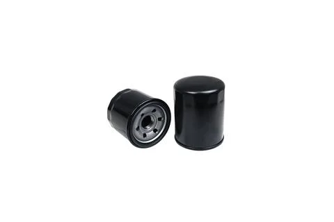 Engine oil filter isolated on white background include clipping path Foto stock