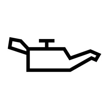 Engine oil icon. Car maintenance vector symbol. Motor oil check sign. Stock Illustration