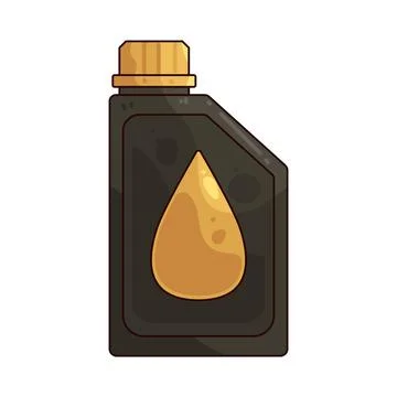 Engine oil illustration Stock Illustration