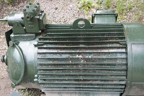 Engine of an old mountain railway Stock Photos