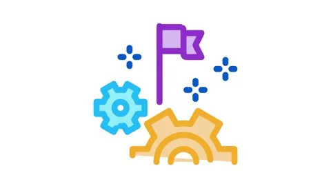 Engine optimization settings Icon Animation Video stock 145284153