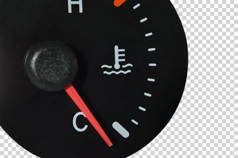 Engine or other features temperature display Stock Photos